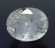7.65/CT Natural White Sapphire with Govt Lab Certificate-2396D7202